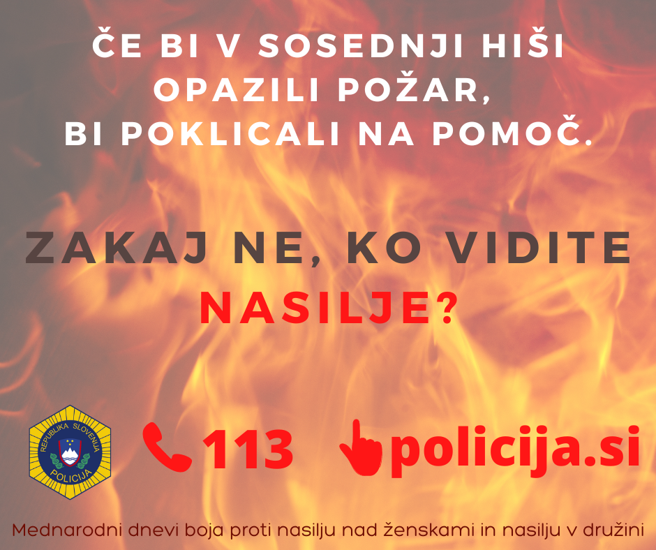 policija ČE BI V SOSEDNJI HIŠI OPAZILI POŽAR BI POKLICALI NA POMOČ FB