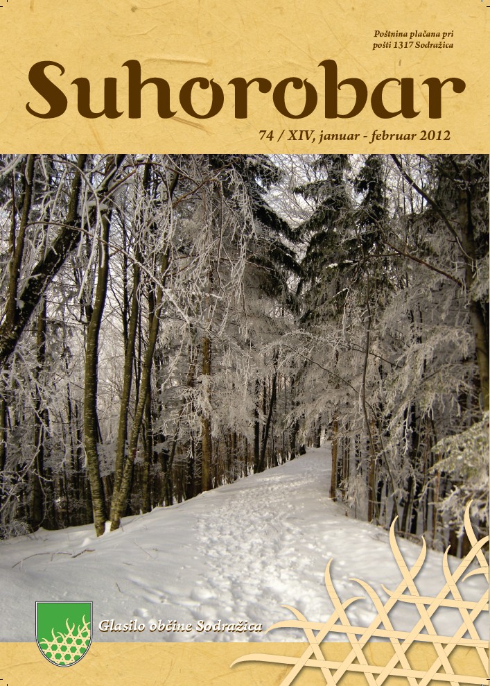 Občina Sodražica | Suhorobar 74 XIV 2012