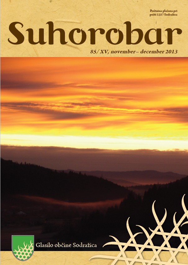Občina Sodražica | Suhorobar 85 XV 2013