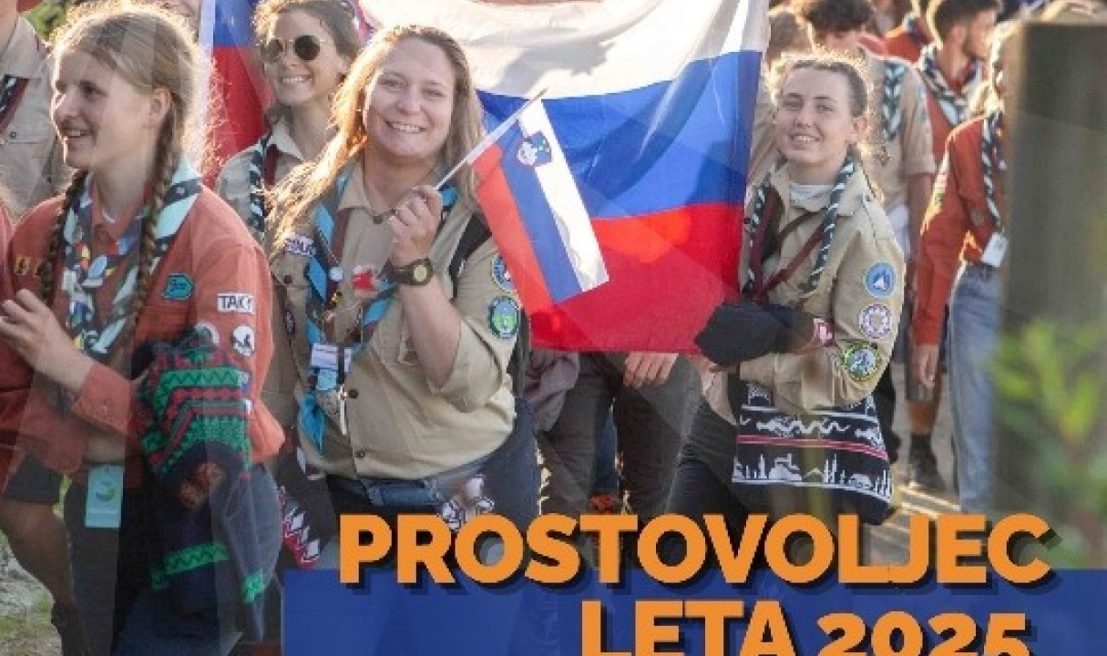 Natečaj Prostovoljec leta 2025