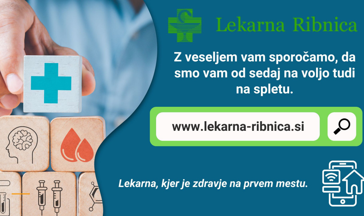 SPLETNA PRODAJALNA LEKARNE RIBNICA