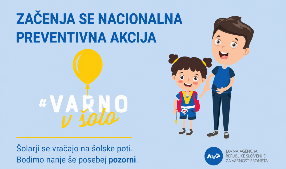 Nacionalna preventivna akcija Varno v šolo!